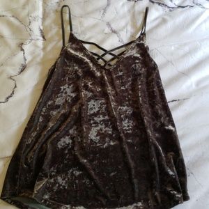American Eagle Velvet Tank